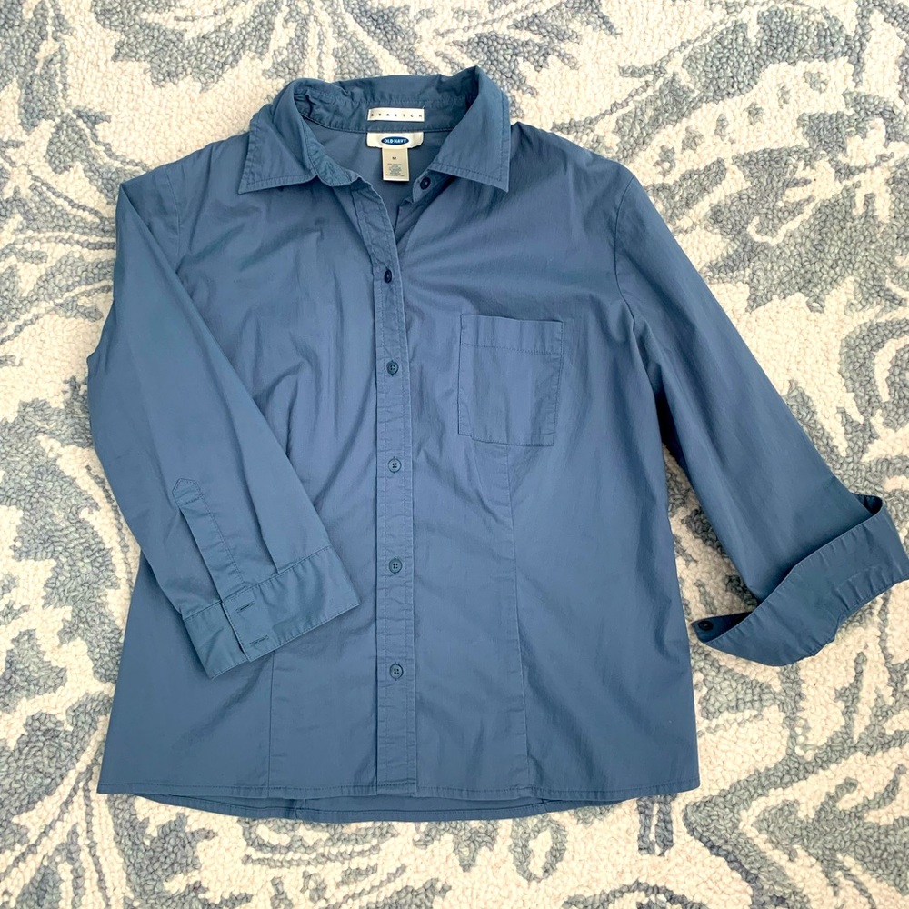 Old Navy stretch dress shirt women’s size medium